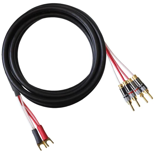 Vista 6 de Blue Jeans Cable Canare 4S11 Cable de altavoz, con terminaciones de dos cables soldadas por ultrasonidos (un cable - para un altavoz); montado