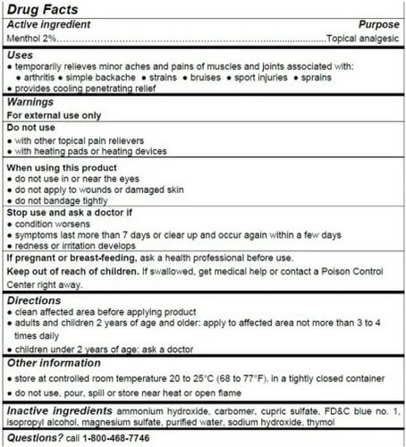 Vista 2 de Novartis Gel mineral para aliviar el dolor, terapéutico original, 2 unidades, 8 onzas.