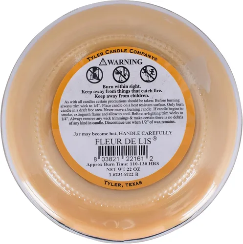 Vista 4 de Tyler Fleur de Lis Vela perfumada, 22 onzas