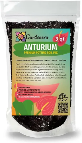 Vista 9 de Gardenera Tierra para macetas de anturio: garantiza la salud y el éxito de tus plantas - 1 cuarto de galón