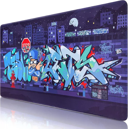 Vista 37 de Canjoy Alfombrilla de mouse para juegos, alfombrilla de mouse grande extendida, alfombrilla de mouse para computadora grande para el hogar, oficina