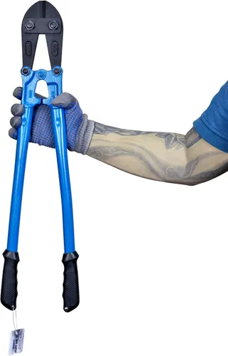 Vista 9 de Cortador de pernos con cuchillas de acero de aleación Cr-Mo forjado en caliente, con mango ergonómico, cortador de metal resistente para barras