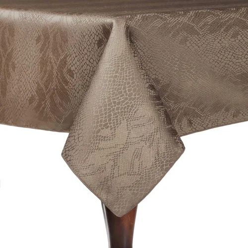 Vista 17 de Ultimate Textile Modern Damask Kenya - Mantel cuadrado (72 x 72 pulgadas), color negro