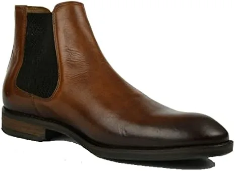 Asher Green AG5376 - Botas de trabajo para hombre, botas de combate de piel auténtica, con cordones, para hombre