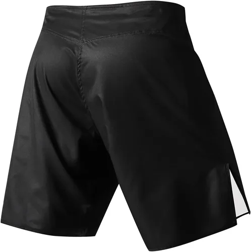 Vista 4 de LAFROI Pantalones cortos de boxeo de entrenamiento cruzado para hombre con cordón y bolsillo-QJK01