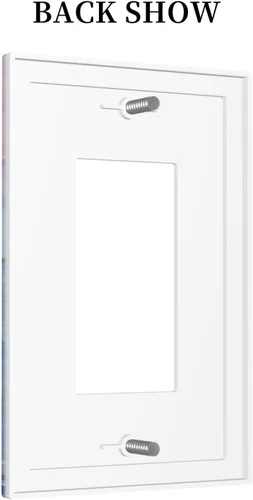 Vista 487 de Cubiertas de salida de impresión de líneas doradas de granito de mármol marrón, 1 palanca y 1 combinación basculante, placa decorativa de pared