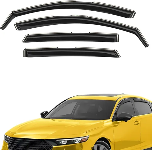 Vista 26 de Deflectores de ventana extra duraderos en el canal, protectores de lluvia aptos para Buick Encore GX 2020-2026, viseras solares, ventilación