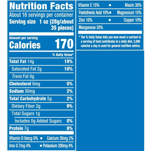 Vista 11 de PLANTERS Cacahuetes tostados secos, proteína a base de plantas, ligeramente salado, aperitivo de maní, tarro de 16 onzas
