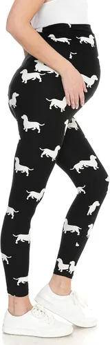 Leggings Depot - Leggings de maternidad para mujer, sobre el vientre, mallas de yoga casuales para embarazo