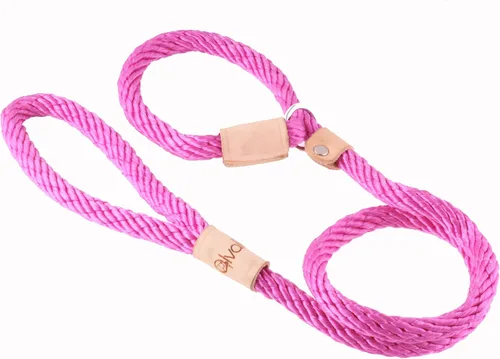 Vista 52 de Alvalley Correas de cuerda para perros con tapón, correas antideslizantes para mascotas para perros, correa suave trenzada sin tirones, ajustable
