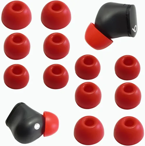 Vista 7 de Puntas de silicona para auriculares Beats Studio Buds – Puntas de repuesto para auriculares Beats, Fit Pro, Solo Buds, PowerBeats Pro 2, 6 pares