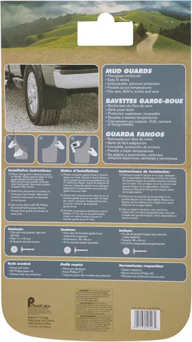 Vista 3 de Negro Off Road Scene Easy Fit Mud Guardia 11" – Juego de 2