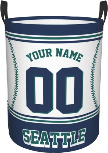 Vista 20 de Cesta de lavandería personalizada de Arizona, cesta de lavandería personalizada con nombre y número, cesta de almacenamiento plegable