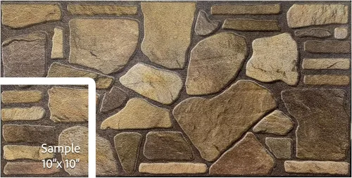 Vista 35 de Dundee Deco Paneles de Pared 3D - Revestimiento Aspecto de Piedra Gris Azulado Blanco Paneles de Pared, Revestimiento de Espuma de Poliestireno