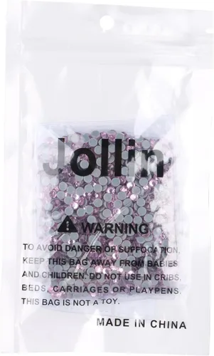 Vista 91 de Hot Fix - Diamantes de imitación de cristal con parte trasera plana, gemas de diamantes de 0.089 pulgadas (6ss 2880 piezas, Jet AB)