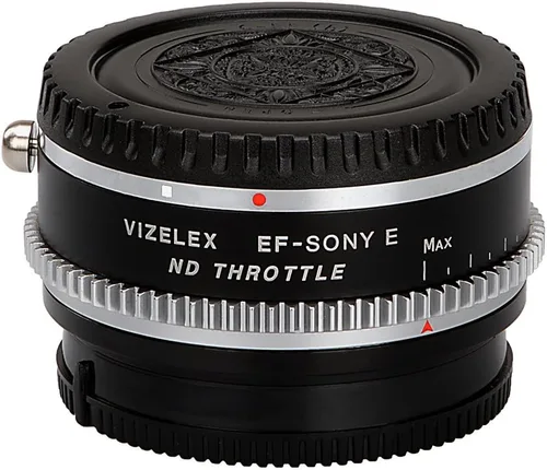 Vista 6 de Vizelex CINE ND - Adaptador de lente de acelerador compatible con lentes Canon EF Full Frame en cámaras Sony E-Mount