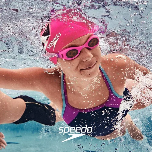 Vista 6 de Speedo Traje de baño de una pieza para niña, espalda cruzada, tirantes múltiples