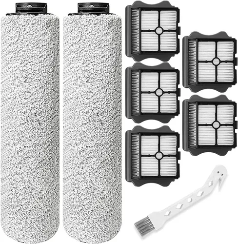 Cepillo de rodillo de repuesto filtro HEPA compatible con Tineco Ifloor 3 y Floor One S3 inalámbrico húmedo seco aspirador accesorios