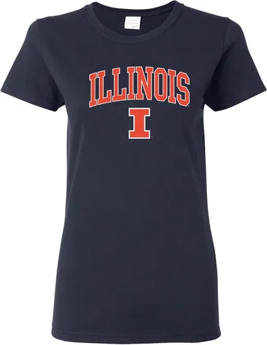 NCAA Arch Logo, color del equipo, camiseta para mujer, universidad, universidad