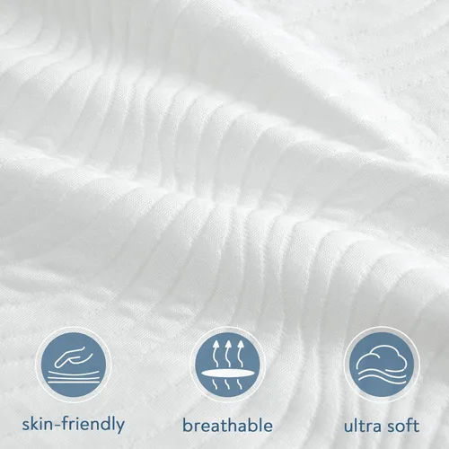 Vista 3 de Pack and Play - Colchón de 38 x 26 x 1 pulgada, protector de colchón Pack N Play con funda extraíble y lavable, almohadilla impermeable para bebés