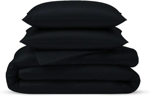 Vista 16 de Juego de funda de edredón tamaño individual de Linenwalas - De viscosa derivada del bambú, suave, transpirable, ligera, funda de edredón refrescante