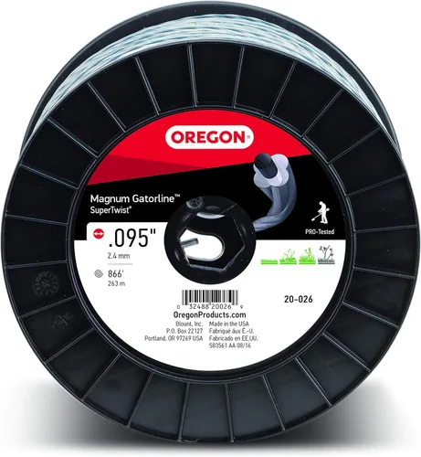 Vista 11 de Oregon 20-020, línea recorte, cuerda Super-Twist Magnum Gatorline, Negro