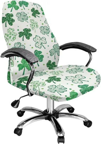 Vista 36 de Xoenoiee Fundas para silla de oficina con estampado de rayas de tigre, funda elástica para silla de juegos de computadora, fundas universales