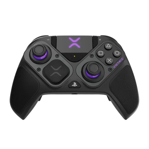 Vista 10 de PDP Victrix Pro BFG Wireless Gaming Controller for Playstation 5 / PS5, PS4, PC, Modular Esports Gamepad, Remappable Buttons, Customizable