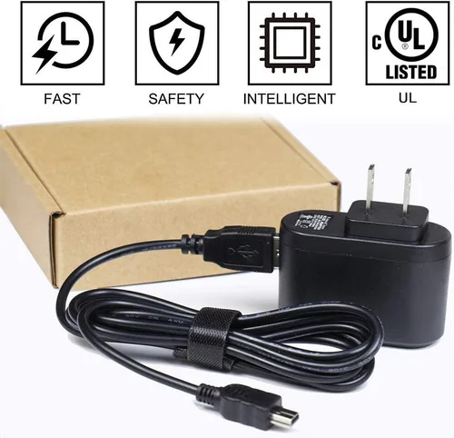 Vista 4 de Cargador adaptador de corriente para calculadoras de titanio Texas Instruments TI-84 Plus CE/TI-84 Plus/TI-Nspire CX/CX CAS/TI-89 - Incluye cable