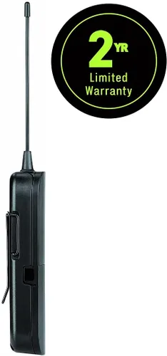Vista 2 de Shure BLX1 - Transmisor inalámbrico con interruptor de encendidoapagado control de ganancia ajustable y conector TQG para uso con sistemas