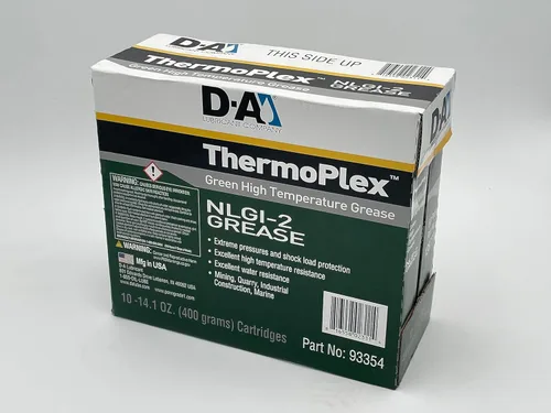 Vista 4 de Thermoplex NLGI 2 Tubos de grasa de 14 onzas Caja de 10 tubos Protección extrema de temperatura Grasa a base de calcio