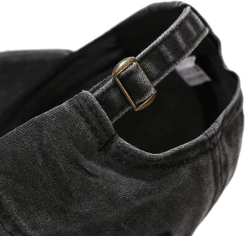 Vista 4 de Umeepar Gorra de béisbol de algodón con cara sonriente, ajustable, de perfil bajo, sin estructura, para hombres y mujeres