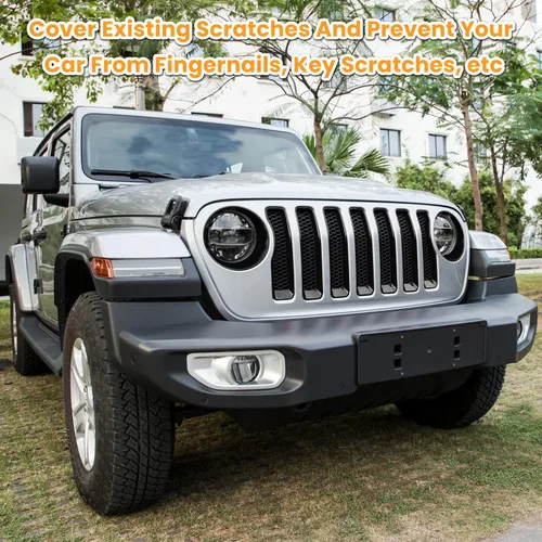 Vista 8 de Insertos de malla para rejilla delantera y cubierta de faros para Jeep Wrangler JL JLU Sport & Sport S Solo 2018-2023 Accesorios exteriores con clip