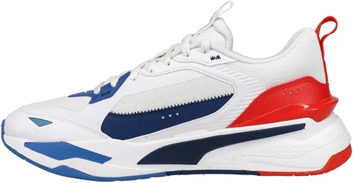 Vista 3 de PUMA Hombres BMW MMS R-Fast Lace Up Zapatillas Zapatos Casual - Blanco