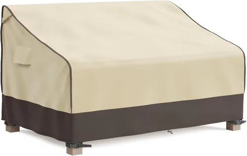 Vista 13 de MR.COVER - Funda para sofá biplaza de patio de 2 plazas, impermeable, resistente para muebles de patio, con ventilación de aire y asas, no se