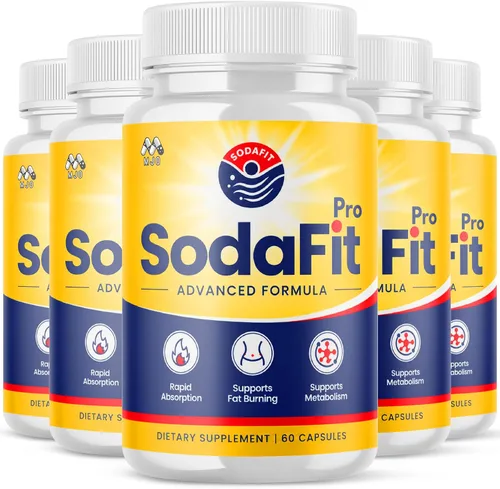 SodaFit Capsules, Soda Fit Pro - Píldoras de apoyo para el peso, paquete de