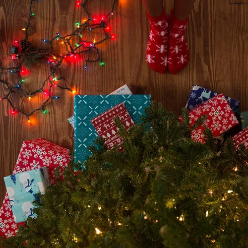 Vista 5 de Brizled - Luces de Navidad multicolor, 33 pies / 10 metros, 100 luces LED, 120 V, con certificación UL, luces de Navidad para árbol de Navidad, mini