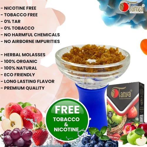 Vista 3 de Tanya (Paquetes) Shisha 1.76 oz Sabor a Hierbas 100% Nicotina Y Tabaco Libre (12 unidades)