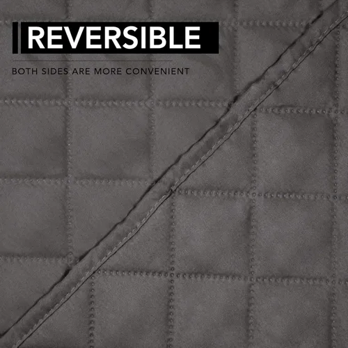 Vista 18 de Easy-Going - Funda reversible para sofá reclinable, resistente al agua, protector de muebles con correas elásticas, para mascotas y niños