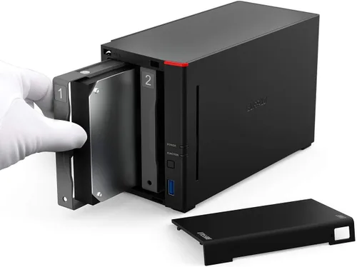 Vista 10 de Buffalo LinkStation SoHo 720 16TB 2-Bay NAS Almacenamiento conectado a red con discos duros HDD incluido Almacenamiento NAS que funciona como