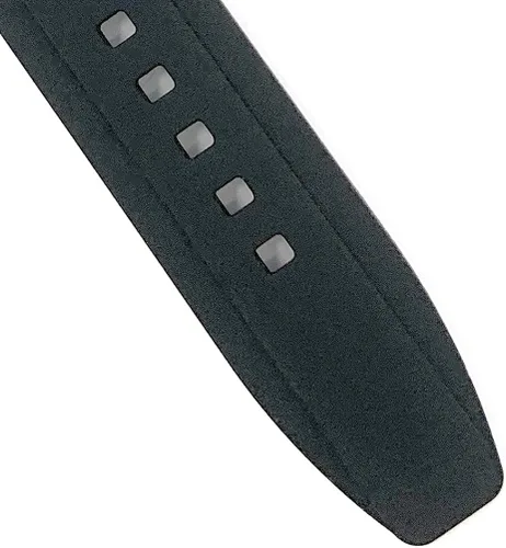 Vista 2 de Bandini Correas de reloj de silicona Extremo curvado Correas de repuesto de goma suave Resistente al agua Hebilla de acero inoxidable Muchos