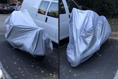 Vista 2 de Platinum Shield - Funda para motocicleta compatible con Zero Motorcycles Mx Dirt 2011, para exteriores e interiores, correas de seguridad reforzadas