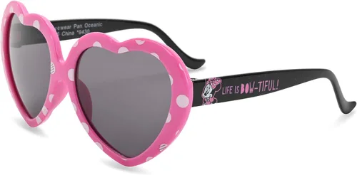 Vista 4 de Minnie Mouse - Gafas de sol para niños para niñas gafas de sol con funda para gafas para niños