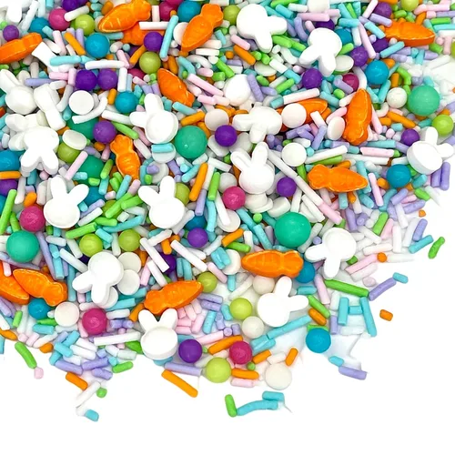 Vista 8 de Gránulos Azúcar de color Gránulos patrióticos Espolvorear rojo, blanco y azul Azúcar de cóctel Espolvorear para cupcakes Gránulos