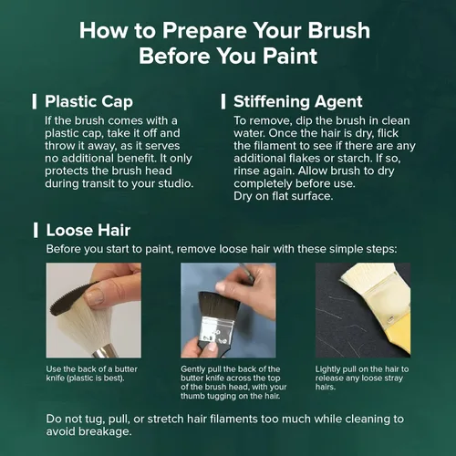 Vista 6 de Silver Brush Limited 2502S26 - Cepillo brillante satinado rubí para acrílicos fluidos y fluidos, tamaño 26, mango corto