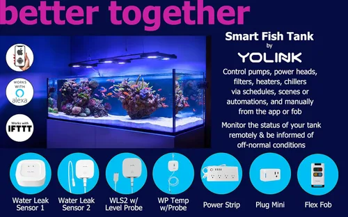 Vista 19 de YoLink LoRa - Sensor de fugas de agua de hasta 1/4 de milla, detector inteligente de fugas de agua e inundaciones de rango al aire libre, SMS/texto
