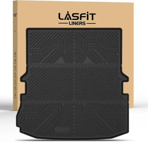 Vista 20 de LASFIT Alfombrillas para Freightliner Cascadia 2008-2017, protección para todo tipo de clima, revestimientos de automóvil de elastómero