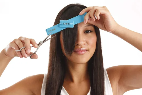 Vista 5 de El paquete de pulseras y tijeras CreaClip original - Como se ve en Shark Tank - Herramienta profesional para cortar el pelo