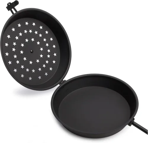 Vista 2 de Rome 's - Palomitas de maíz para tostador y chimenea, acero con mango de madera