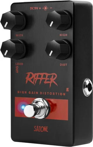 Vista 16 de Satone Pedal de guitarra retardada, Spritwalker Pedal de efecto de guitarra eléctrica Delay DC 9V Mini Pedal de retardo analógico True Bypass